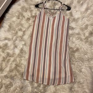 NWT stripped dress from maurices